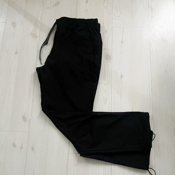 Adidas Men's Black Weather Hooded Track Suit- Jacket Size XL Pants Size L - Picture 6 of 7